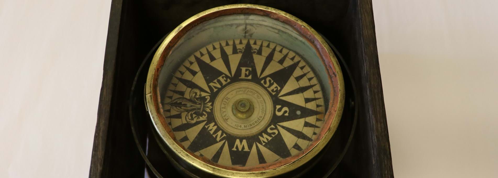 A nineteenth century ship's compass 