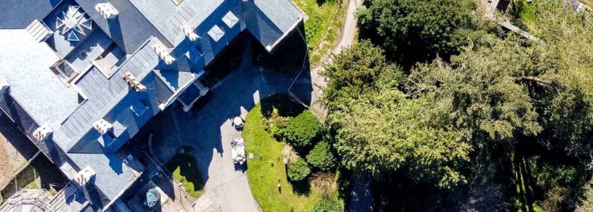 Carmarthenshire Museum from above