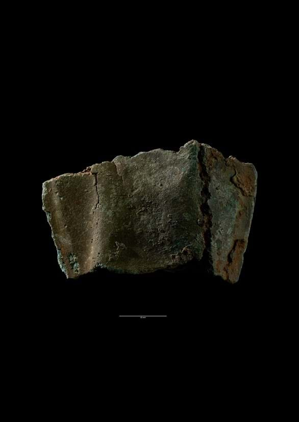 Figure 4. A spearhead fragment from the Llanddeusant hoard (©Carmarthenshire Museum/Amgueddfa Cymru - Museum Wales)