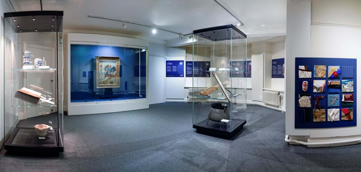 Verrocchio exhibition room from the National Gallery Masterpiece Tour