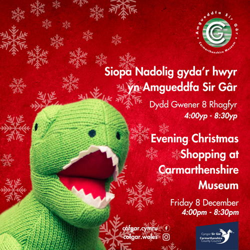 Evening Christmas Shopping at Carmarthenshire Museum
