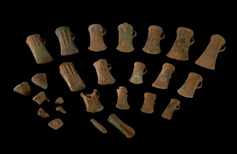 Figure 16. The second Late Bronze Age hoard from Llangeitho Community, Ceredigion (© Ceredigion Museum/Amgueddfa Cymru - Museum Wales)