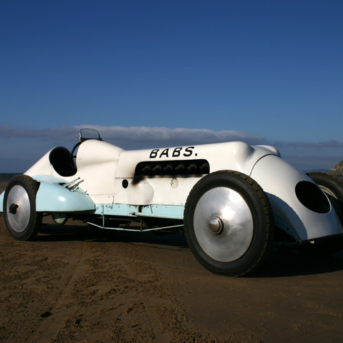 Goodbye Babs - Babs on Pendine Sands