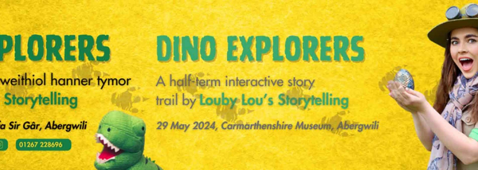 Dino Explorers: A half-term interactive trail by Louby Lou's Storytelling