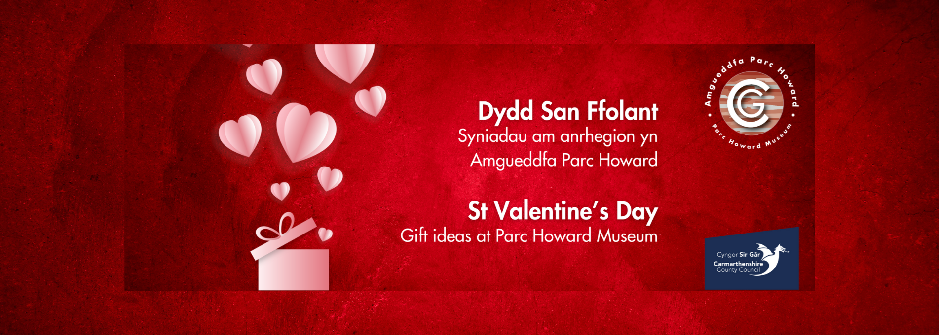 St Valentine's Day Gift Ideas at Parc Howard Museum